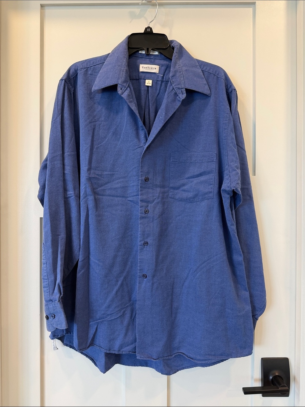 Van Heusen Indigo Long Sleeve Button-Up Shirt